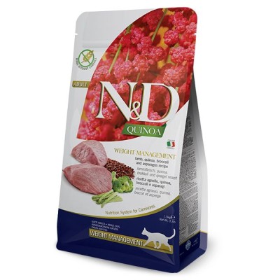 Natural And Delicious Quinoa Dry Weight Managment Lamb Adult 5Kg